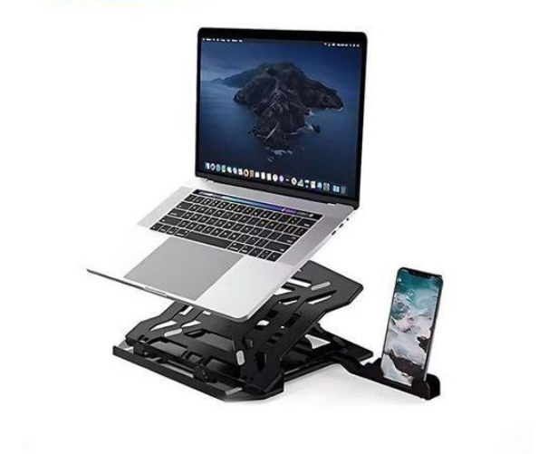 EAGEAT 2-in-1 Portable Laptop Stand with Phone Holder