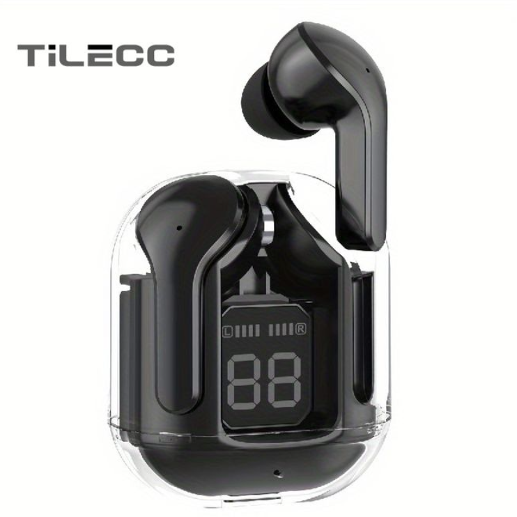 TiLECC BT30 ENC Noise Canceling Wireless Bluetooth Earbuds HiFi Stereo Headphones